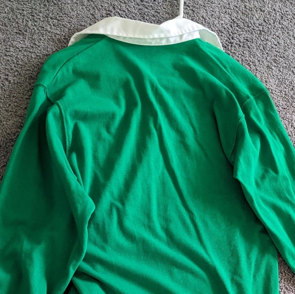 Front Row long sleeve plain for Men. Green & White. Size Small. Barely used - Picture 4 of 6